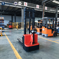 Chariot élévateur électrique industriel de 1,5 tonne avec mât de levage de 1,6 m à 3,5 m, certifié CE