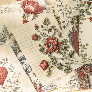 30 pièces de matériel à thème floral de la série <span class=keywords><strong>ManSe</strong></span> QiMeng, chaque sac contenant du ruban floral - Product Image 3