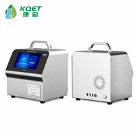 Compteur de particules aériennes laser de bureau KQ-4100 100L/min, moniteur de particules de poussière pour salle blanche en acier inoxydable pour l'industrie pharmaceutique