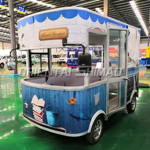 โทรศัพท์มือถือห้องครัวใช้ Fast Food Bus รถบรรทุกมือถือร้อนสุนัข Ice Cream อาหารรถ