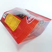 Sacs d'emballage refermables pour aliments pour poulet, sachets d'emballage écologique, en plastique, fermeture éclair, unités