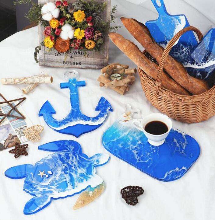 Moule à Savon En Silicone En Forme D'ancre En Forme De Voilier