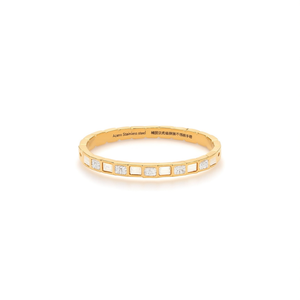 Bracciale a Polsino Ellittico in Acciaio Inossidabile Acero, Placcato Oro con Incastonatura di Diamanti, Gioiello Unisex alla Moda - Product Image 1
