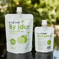 Pochette Doypack de haute qualité avec bec verseur pour jus, lait et liquides, sac d'emballage avec bouchon, sac en plastique alimentaire imprimé sur mesure