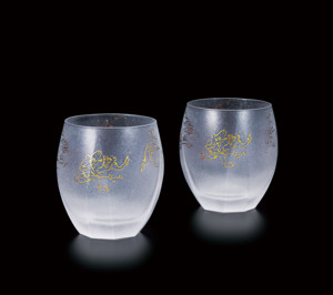 แก้วน้ำทรงสูงแบบญี่ปุ่นดั้งเดิม ดีไซน์สวยงาม ลวดลายมงคล ทำจากแก้วบางรีไซเคิล - Product Image 6