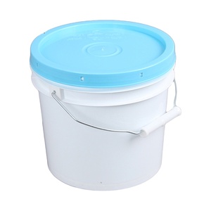 Good Quality PP 10L <b>Plastic</b> <b>Buckets</b> with Lids Pail and <b>Bucket</b> with Handles - Product Image 1