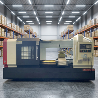 Torno CNC de Alta Resistencia CK6180, 800 mm de Diámetro de Torneado, Torno CNC Horizontal de Alta Precisión con Bancada Plana para Torneado de Metal