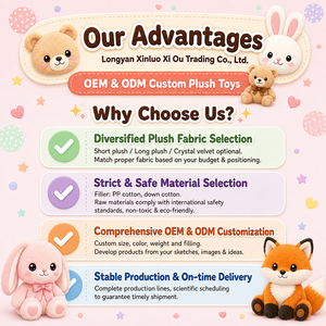 Produttore Professionale <span class=keywords><strong>di</strong></span> Giocattoli in Peluche, Animali <span class=keywords><strong>di</strong></span> Peluche Personalizzati OEM, Nessun Ordine Minimo, Personalizzazione Secondo <span class=keywords><strong>Disegni</strong></span> - Product Image 6