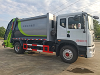 Compacteurs de déchets Dongfeng 4X2 Collecteur de déchets à compression 12m3 Camion à ordures à compression