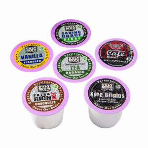 カスタムエコフレンドリー使い捨て互換Kカップカプセル空のコーヒーポッド、ホイル蓋付き - Product Image 1