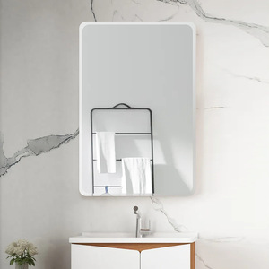 Frameless Bathroom <b>Mirror</b> <b>Rectangular</b> Glass Minimalist Design <b>Wall</b> Mounted Vanity <b>Mirror</b> For Bathroom - Product Image 3