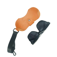 Étui de rangement portable pour lunettes avec sangle de cou, personnalisable avec logo, pour vente en gros de mode