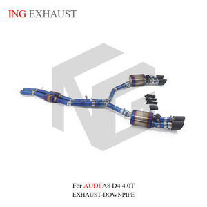 ระบบท่อไอเสียแบบ Cat-Back ยี่ห้อ ING Titanium Valvetronic สำหรับ <span class=keywords><strong>AUDI</strong></span> <span class=keywords><strong>A8</strong></span> D4 4.0T อะไหล่ SUV น้ำหนักเบาพิเศษ ประสิทธิภาพสูง ขายส่ง - Product Image 6