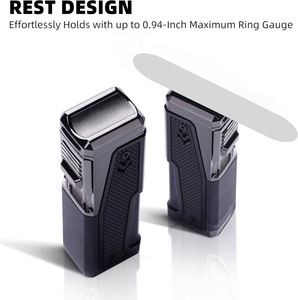 Creative Cigar <b>Lighter</b> V Cutter with Triple Flame and Torch Windproof Portable Butane Gas <b>Lighter</b> for Giveaways - Product Image 2