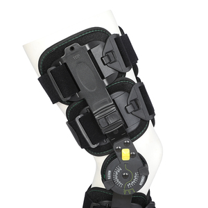 Inmovilizador ortopédico de espinilleras ajustable médico, para ortesis postoperatoria, soporte de rodillera con bisagras ROM, con ortesis de postoperatorio, 1 unidad - Product Image 3