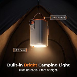 ปั๊มลมไฟฟ้าแบบพกพาพร้อมไฟ LED สำหรับตั้งแคมป์ เครื่องสูบลมขนาดเล็กแบบ USB สำหรับที่นอนลม ลูกโป่ง ห่วงยาง และถุงสูญญากาศ - Product Image 6
