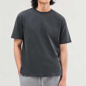 เสื้อยืดคอกลมแขนสั้นผ้าฝ้าย 180 แกรม ทรงปกติ สีพื้น สำหรับผู้ชาย - Product Image 1