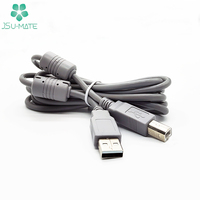 Câble d'imprimante USB de type A mâle à prise mâle de type B avec câble d'imprimante haute vitesse USB 2.0 en ferrite EMI