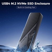 ORICO CNM2-U4 USB4 M.2 NVMe SSD Kutusu 40Gbps Yüksek Hızlı, 8TB'a Kadar SSD'ler için Alüminyum Isı Dağıtımlı SSD Muhafazası