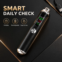 Analyseur d'odeur buccale portable, testeur numérique d'odeur buccale, test en 5 secondes, résultat sur 4 niveaux, affichage 0,1 ppm, rechargeable par USB, OEM ODM