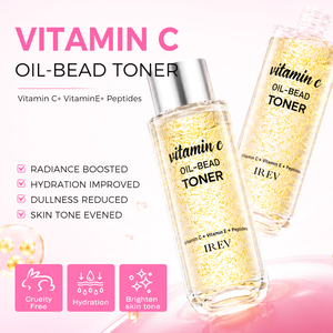 Tónico Facial en Perlas de Aceite con Vitamina C de Marca Privada OEM 100ML con Vitamina E y Péptidos para Recuperación, Iluminación, Hidratación y Piel Suave - Product Image 5