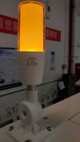 ONN M4T USB Weißer PC-Diffusor mit Summer 5V DC Eingangssignal Signalturm-Leuchte für Benutzerdefiniertes Logo und Funktion