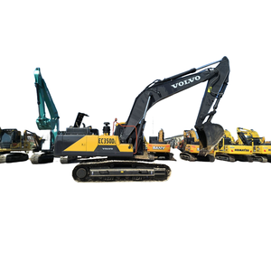 EPA 35Ton VOLVO EC350DL usado hidráulico sobre orugas grandes excavadoras EC350 excavadoras de cubo de segunda mano - Product Image 1