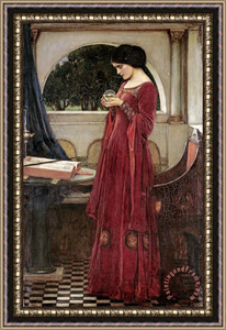 John William Waterhouse La Sfera di Cristallo 1902, Dipinto a Olio Impressionista su Tela, Alta Qualità, Fatto a Mano, Arte Ecologica - Product Image 3