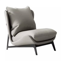 Fauteuil Moderne Luxe Nordique de Salon, Canapé d'Appoint Fauteuil Inclinable Individuel avec Repose-Pieds, Mobilier de Détente à Vendre