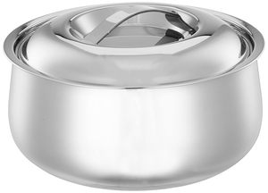 Casserole en acier inoxydable 1500 ml de qualité exportée au design classique ustensiles de cuisine à vendre d'Inde - Product Image 2