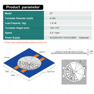 Equipo de estacionamiento automático Plataforma giratoria Tocadiscos de coche para uso en garaje - Product Image 2