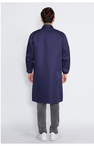 Monos azules <span class=keywords><strong>de</strong></span> longitud media para hombres y mujeres, ropa <span class=keywords><strong>de</strong></span> <span class=keywords><strong>trabajo</strong></span> transpirable para almacén <span class=keywords><strong>de</strong></span> fábrica, bata <span class=keywords><strong>de</strong></span> protección laboral publicitaria - Product Image 5