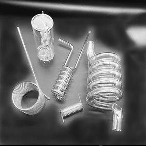 Juego de Material de Vidrio de Cuarzo de Sílice Fundida de Alta Pureza Personalizado, Tubo de Cuarzo, Bobina y <span class=keywords><strong>Campana</strong></span> de Vidrio para Investigación de Laboratorio - Product Image 5