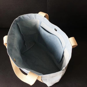 Sac fourre-tout en toile personnalisé avec logo, mini sac fourre-tout réutilisable, petit sac à main, cadeau, sac fourre-tout en toile de coton - Product Image 2