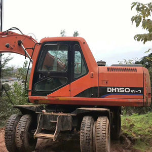 Pelle pelleteuse multifonctionnelle sur chenilles originale de la Corée DOOSAN DH150 Hyundai à haut rendement en bon état d'occasion en vente - Product Image 1