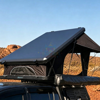 Tente de toit rigide pour 4 personnes, légère, toutes saisons, pour SUV, camion, sac de couchage, camping