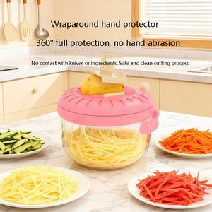 Râpe multifonctionnelle de cuisine, hachoir, égouttoir et outil de séchage - l'assistant de cuisine tout-<span class=keywords><strong>en</strong></span>-un <span class=keywords><strong>pour</strong></span> hacher les légumes - Product Image 2