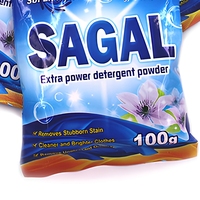 Poudre Détergente Parfumée Anti-Odeur SAGAL Marque Privée 100g Recrutement d'Agents