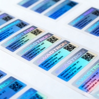 Etiquetas de Seguridad Holográficas Personalizadas de Alta Calidad para Botellas de Laboratorio y Médicas