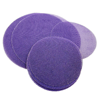 Disques abrasifs en céramique violette de 6 pouces pour ponceuses orbitales et aléatoires - Coupe rapide et durable - Travail du bois, peinture automobile