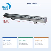 Projecteur mural LED Bluemoon 180W longue durée de vie 36RGB avec DMX512 pour discothèque, théâtre, location, fête, DJ, bars