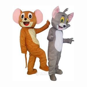 <span class=keywords><strong>Jerry</strong></span> Chuột Và <span class=keywords><strong>Tom</strong></span> Mèo Linh Vật Trang Phục Cosplay Cho Bán Mèo Linh Vật Trang Phục - Product Image 1