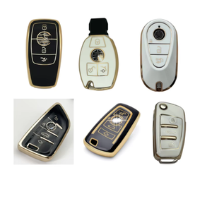 OT selling-funda para llave de coche, accesorio para llave dorada - Product Image 6