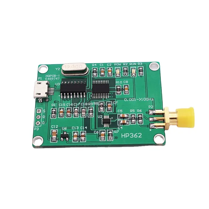 Taidacent Logarithmic 증폭기 디지털 RF Wattmeter 측정 1MHz ~ 10GHz USB RF 파워 미터 조정 가능한 감쇠 값