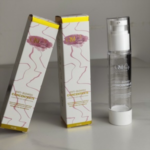 Scatola Ecologica <span class=keywords><strong>Personalizzata</strong></span> in Cartone Bianco con Stampa CMYK per Cosmetici e Prodotti Skincare, Etichette Personalizzate - Product Image 5