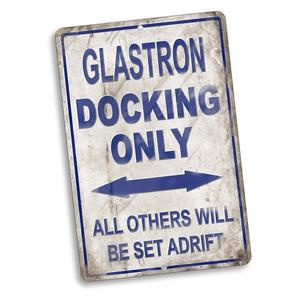 Insegna in Metallo Stile Vintage Compatibile con Yamaha, 'Docking Only All Others Will Be Set Adrift', per Garage e Casa - Product Image 4