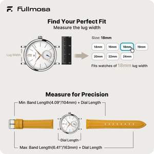 Correas de <span class=keywords><strong>Reloj</strong></span> Clásicas Ajustables de Acero Inoxidable <span class=keywords><strong>para</strong></span> Hombre y <span class=keywords><strong>Mujer</strong></span>, Correas de Repuesto de Cuero Genuino Compatibles con Relojes - Product Image 5