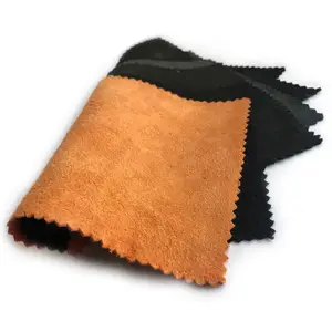 Custom finished leather genuine cow soft leather fabric cowhide split leather