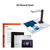 Nouveau scanner de documents portable A4 pas cher, petit scanner pliable A4, caméra, éducation, vidéo, stand, interface USB, en stock