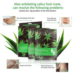 มาส์กขัดเท้าสำหรับเท้าแห้งแตกลอกลอกผิวหยาบกร้านแห้งแตกที่ผิวขรุขระสารสกัดจากว่านหางจระเข้สำหรับผู้หญิงผู้ชาย - Product Image 2